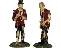 Lemax 02958 - A Chilling Band Of Two, Set Of 2 - Spooky Town Figurines
