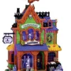 Lemax 75494 - Agatha's Costume Crypt, With Adaptor (No Color Box) - Spooky Town Halloween Village Houses & Buildings