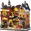 Lemax 25869 - Alpine Winter Shops, Battery-Operated (4.5-Volt) - Christmas Village Facades