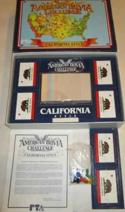 Vintage Board Games American Trivia Challenge - California Pta