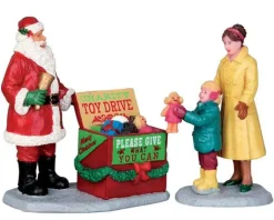 Lemax 52347 - A Season Of Giving, Set Of 2 - Christmas Figurines