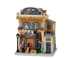 Lemax 25853 - Bailey & Bella Pet Shop - Spooky Town Halloween Village Houses & Buildings