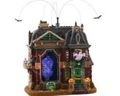 Lemax 05605 - Black Raven Manor, With 4.5V Adaptor - Spooky Town Houses