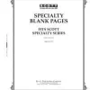 Scott Blank Pages Specialty Border (20 Pages)