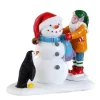 Lemax 22134 - Building A Snowman - Christmas Village Figurines