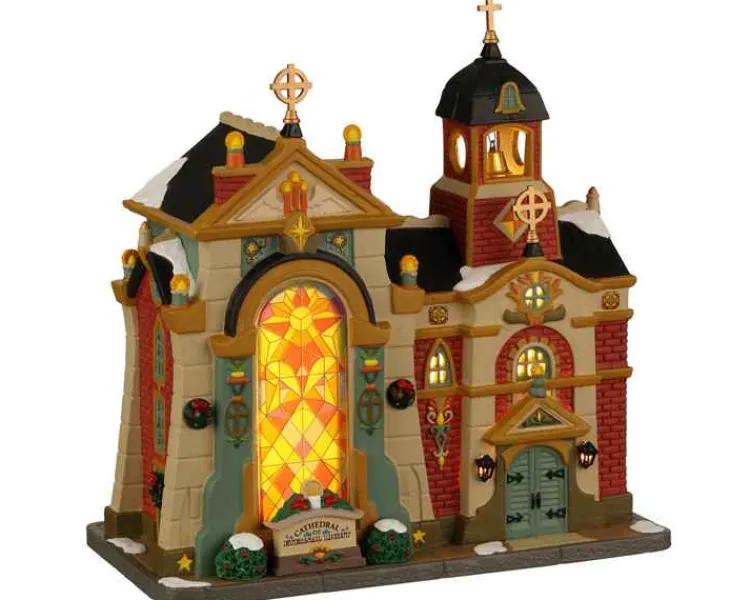 Lemax 25877 - Cathedral Of Eternal Light - Caddington Village Christmas Houses & Buildings