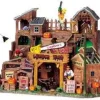 Lemax 95802 - Chainsaw's Lumber Yard With 4.5V Adaptor - Spooky Town Halloween Village Houses & Buildings