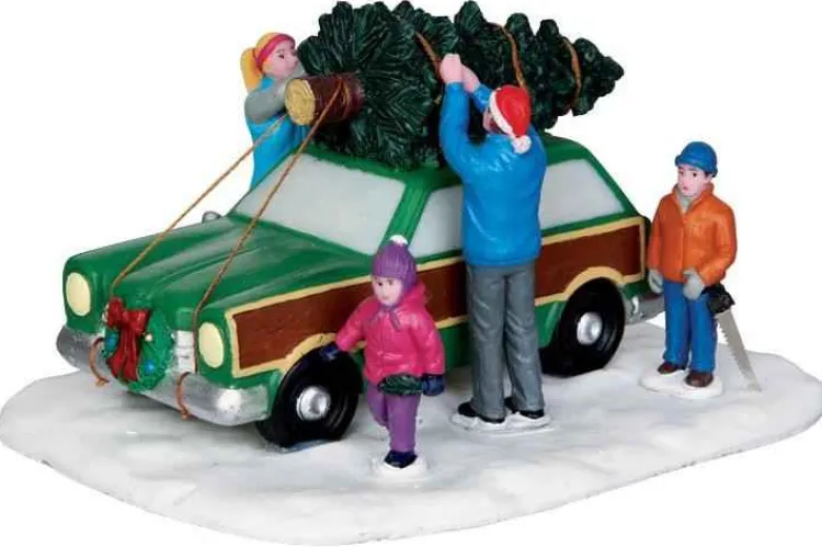 Lemax 43081 - Christmas Tree Transport - Christmas Village Table Pieces