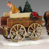 Lemax 43451 - Christmas Tree Wagon, Set Of 2 - Christmas Village Table Pieces