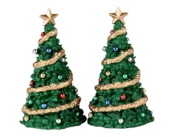 Lemax 34100 - Classic Christmas Tree, Set Of 2 - Misc. Accessories