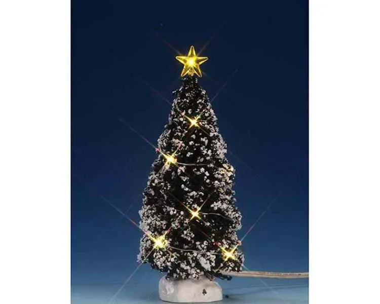 Lemax 74267 - Clear Light Evergreen Tree, Medium, Battery-Operated (4.5V) - Trees