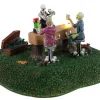 Lemax 34062 - Coffin Bar, Battery-Operated (4.5-Volt) - Spooky Town Accessories