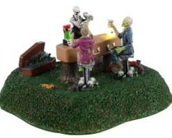 Lemax 34062 - Coffin Bar, Battery-Operated (4.5-Volt) - Spooky Town Accessories