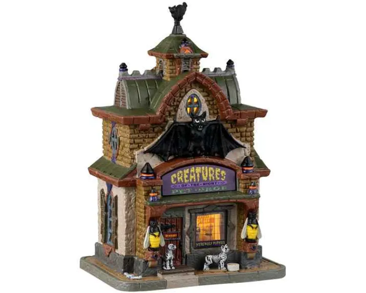 Lemax 35013 - Creatures Of The Night Pet Shop - Spooky Town Houses