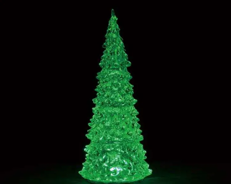 Lemax 94515 - Crystal Lighted Tree, 3 Color Changeable, Large, Battery-Operated (4.5-Volt) - Trees