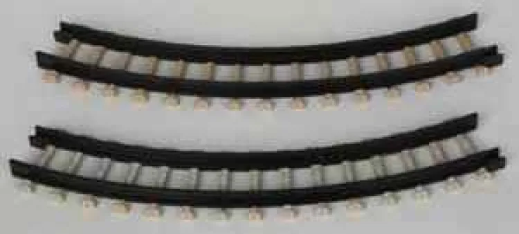 Lemax 14453 - Curved Track For Spooky Town Express - 1 Piece - Spooky Town Halloween Village Accessories