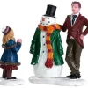 Lemax 82585 - Dad's Snowman, Set Of 2 - Figurines