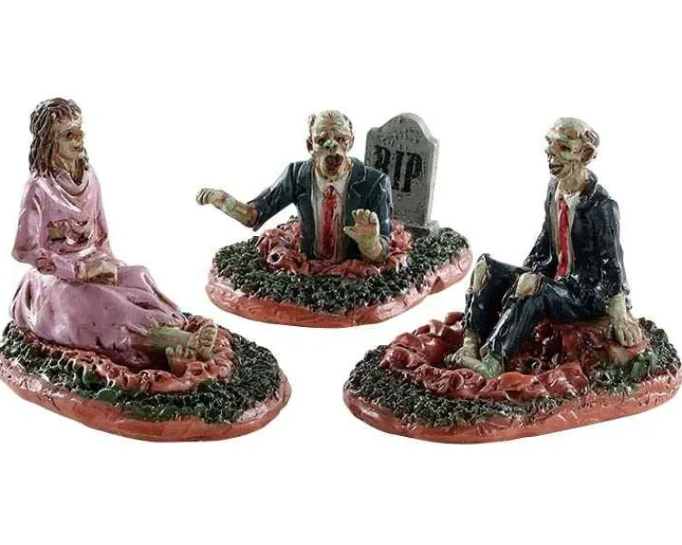 Lemax 82574 - Deadly Conversation, Set Of 3 - Spooky Town Figurines