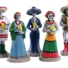 Lemax 92729 - Dia De Los Muertos Vigil, Set Of 5 - Spooky Town Figurines