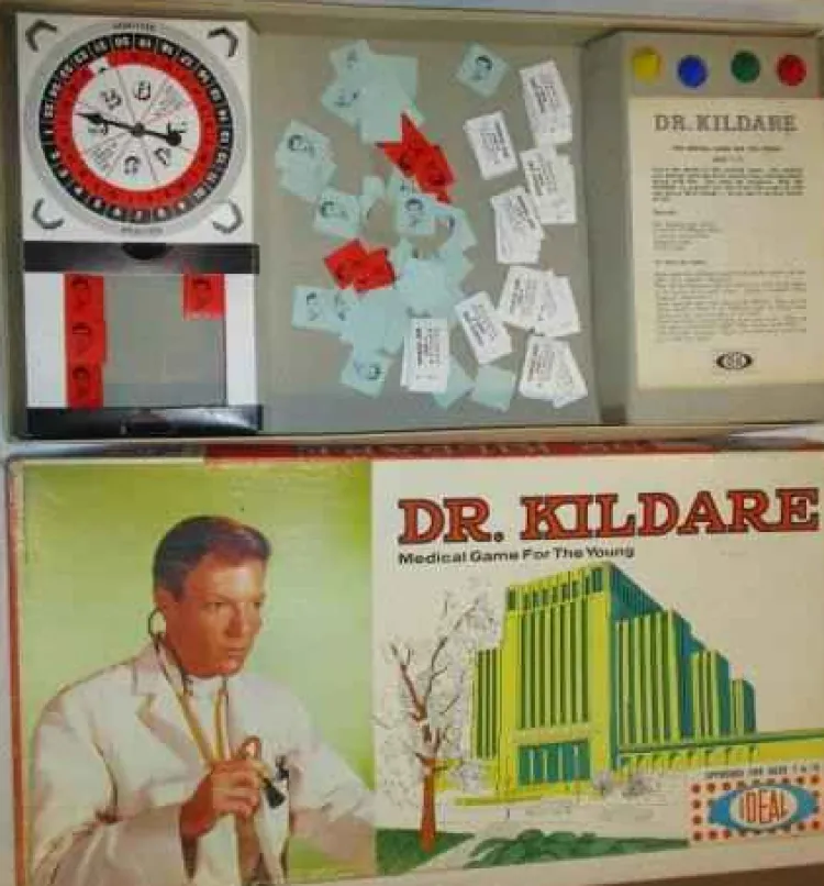 Vintage Board Games Dr. Kildare - Ideal