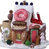 Lemax 95529 - Dudley's Donut Shop, Battery-Operated (4.5-Volt) - Sugar N Spice Houses