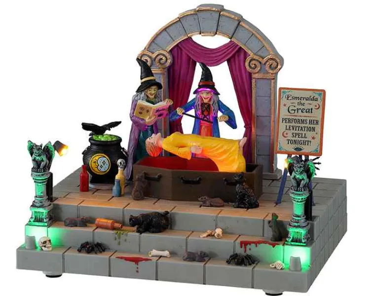 Lemax 14825 - Esmeralda The Great, Battery-Operated (4.5-Volt) - Spooky Town Halloween Village Accessories