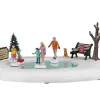 Lemax 04715 - Family Skating Day, Battery-Operated (4.5-Volt) - Table Pieces