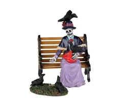 Lemax 22101 - Feeding The Birds, Set Of 2 - Spooky Town Halloween Village Figurines
