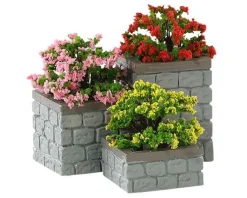 Lemax 84380 - Flower Bed Boxes, Set Of 3 - Misc. Accessories