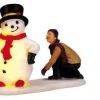 Lemax 04511 - Frosty's Friendly Greeting, Set Of 2 B/O (4.5V) - Christmas Village Table Pieces