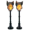 Lemax 14829 - Gargoyle Lamp Post, Set Of 2, Battery-Operated (4.5V) - Spooky Town Accessories