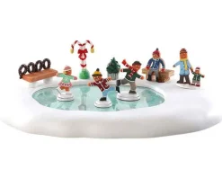 Lemax 84352 - Gingerbread Skating Pond, Battery-Operated (4.5V) - Sugar N Spice Accessories