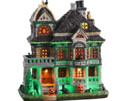 Lemax 05609 - Grimsbury Haunted House, With 4.5-Volt Adaptor (Aa) - Spooky Town Houses