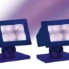 Lemax 34974 - Halloween Purple Light, Set Of 2, Battery-Operated - Spooky Town Halloween Village Accessories