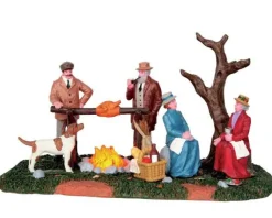 Lemax 54934 - Hunting Party Roast, Battery-Operated (4.5V) - Christmas Village Table Pieces