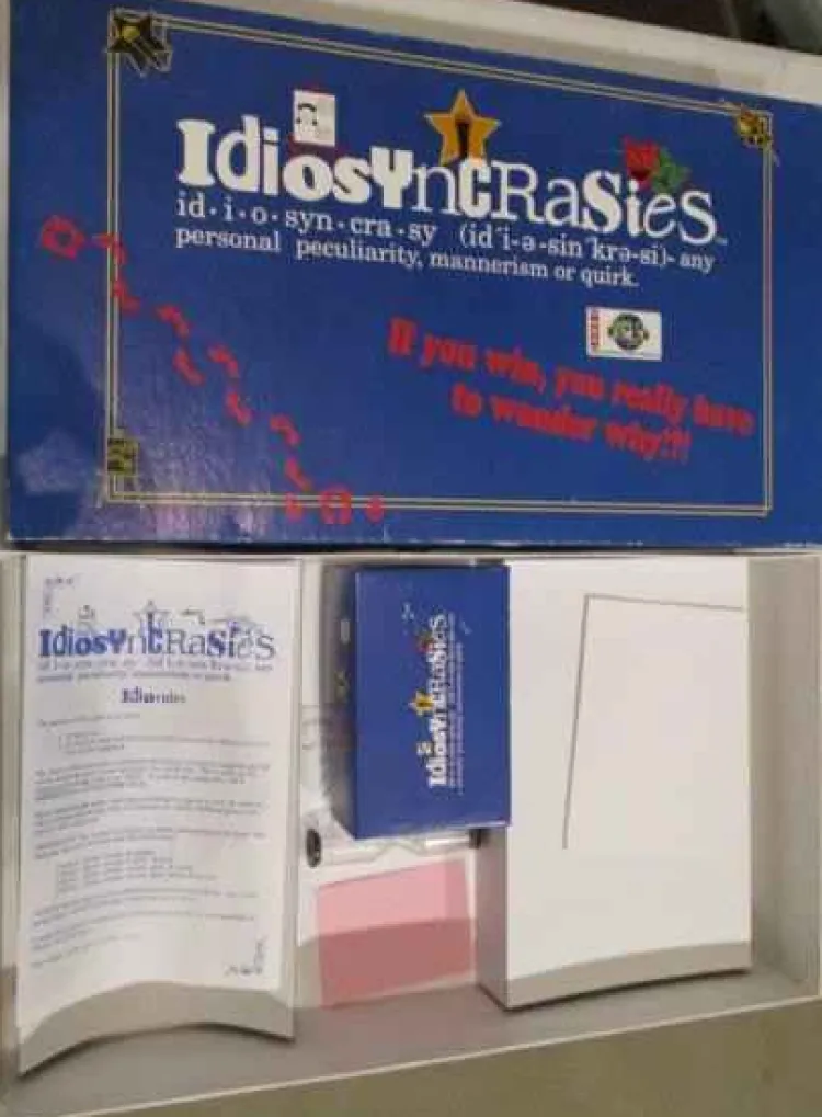 Vintage Board Games Idiosyncrasies - Typoplate Ltd