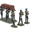 Lemax 13554 - Jazz Funeral, Set Of 4 - Spooky Town Accessories