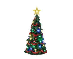 Lemax 34101 - Joyful Christmas Tree, Battery-Operated (4.5-Volt) - Trees