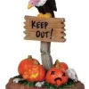 Lemax 24475 - Keep Out! - Spooky Town Halloween Village Accessories