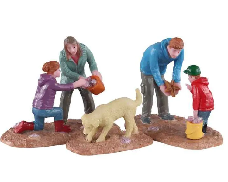 Lemax 02946 - Looking For Seashells, Set Of 3 - Figurines