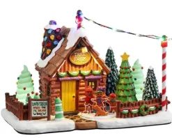 Lemax 25951 - Lou's Tree Farm, Battery-Operated (4.5-Volt) - Sugar N Spice Houses