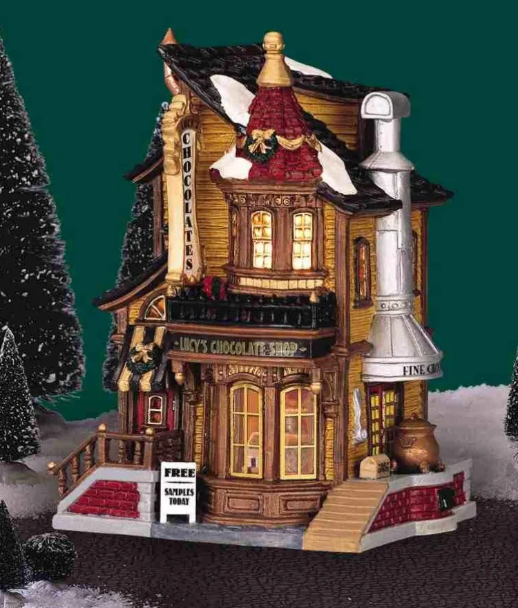 Lemax 45052 - Lucy's Chocolate Shop - Caddington Village Christmas Houses & Buildings