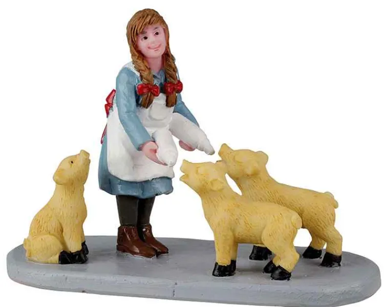 Lemax 22126 - Lunchtime For Piglets - Christmas Village Figurines