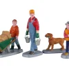 Lemax 02922 - Morning Chores, Set Of 4 - Figurines