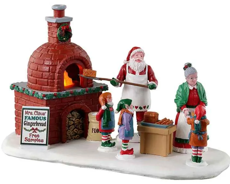Lemax 34086 - Mrs. Claus' Gingerbread Bake, Battery-Operated (4.5-Volt) - Table Pieces