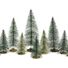Lemax 84358 - Needle Pine Trees, Set Of 10 - Trees
