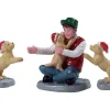Lemax 92778 - New Puppies, Set Of 3 - Figurines