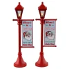 Lemax 34091 - North Pole Lamppost, Set Of 2, Battery-Operated (4.5-Volt) - Misc. Accessories