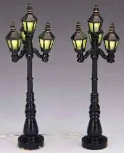 Lemax 34902 - Old English Street Lamps Battery-Operated (4.5V) - Christmas Village Misc. Accessories