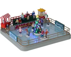 Lemax 14871 - Outdoor Skating Rink, With 4.5V Adaptor - Table Pieces